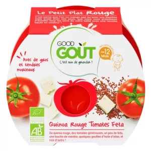 Ready meal red quinoa tomatoes feta ORGANIC from 12 months 220g - GOOD GOUT