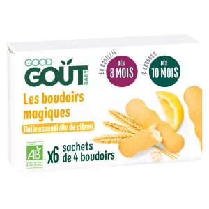 Boudoirs à L'huile Essentielle De Citron 120g - GOOD GOUT