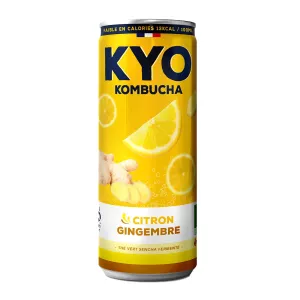 Canette Citron Gingembre 33cl - KYO KOMBUCHA