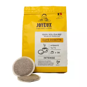 Intense coffee X36 pods - CAFE JOYEUX