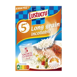 Riz Long Grain Incollable 450g -LUSTUCRU