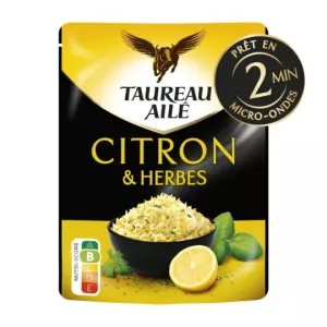 RIZ EXPRESS Basmati citron 220g - TAUREAU AILE