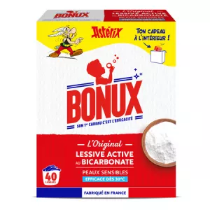 Lessive en poudre Peaux sensibles Bicarbonate 2kg - BONUX