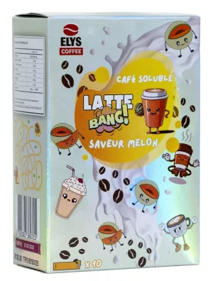 Café Soluble Latte Bang Saveur Melon 170 Gr - ELYS