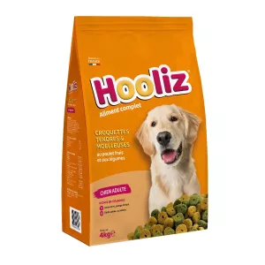 Croquettes Pour Chiens Adulte Moelleuses Au Poulet Et Légumes 4kg - Hooliz
