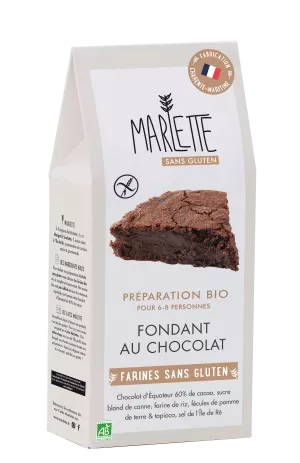Préparation pour fondant au chocolat Bio 450g MARLETTE