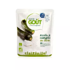 Risotto de courgettes au chèvre dès 15 mois 220g - GOOD GOUT