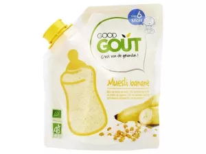 Muesli banane BIO dès 6 mois 200g - GOOD GOUT