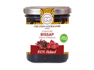Confiture De Fleurs D'hibiscus (bissap) 240g - Seneafood