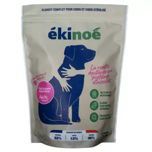 Croquettes pour chien adulte aux protéines d'insectes 1,1kg - EKINOE