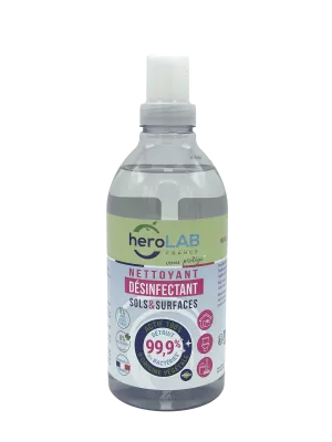 Limpiador 100% Desinfectante, 1l - HEROLAB