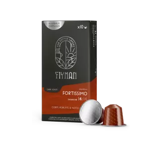 Capsules De Café Compatible Nespresso  Fortissimo  X10 - FIYMAN