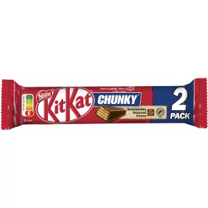 Barres Chocolatées Au Chocolat Au Lait Chunky Duo 64g - KIT KAT