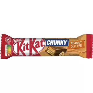 Barres De Chocolat Au Lait Chunky Beurre De Cacahuètes 40g - KIT KAT