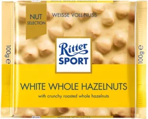 Blanc Noisettes Entières 100g - Ritter Sport