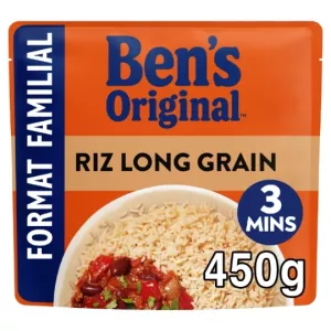 450g Riz Long Grain Bens - BEN'S ORIGINAL