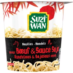 Nouilles bœuf/ sauce soja 61g  - SUZIWAN