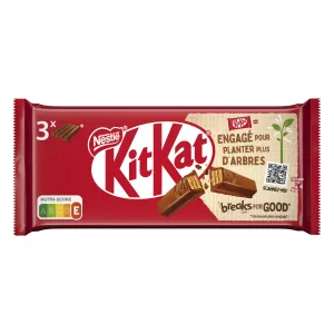 Barres De Chocolat Au Lait 3x41.5g - KIT KAT