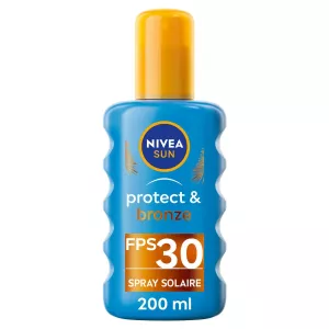 Crème Protection Solaire Spray FPS 30 Bronze 200ml - NIVEA SUN
