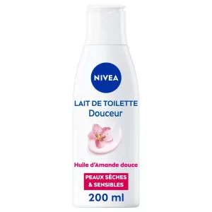 Lait Démaquillant Visage Peaux Sèches Amande 200ml - NIVEA