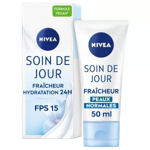 Uso wa Cream Moisturizing Siku ya Fps15 50ml ngozi ya kawaida - NIVEA