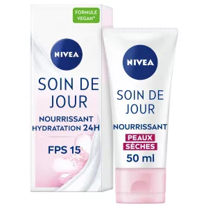 Crème Visage Jour Hydratante Nourissante Peaux Sèches 50ml - NIVEA