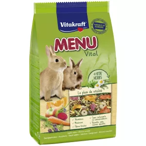 Aliment Pour Lapins Nains 800g, Menu Vital - Vitakraft