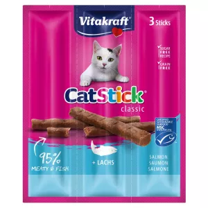 Friandise Pour Chat Stick Mini Saumon 18g - Vitakraft