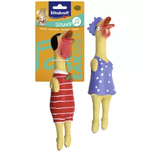 Jouet pour chien poulet en caoutchouc - VITAKRAFT