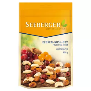 فواكه مجففة، توت ومكسرات، 150 جرام - SEEBERGER