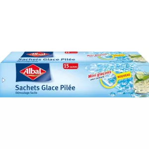 Albal Sachet Glace Pilee X15
