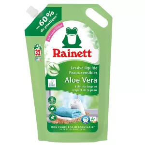 Lessive Liquide Peaux Sensible à l'Aloe Vera 1,6L - RAINETT