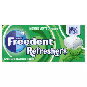 Green Mint Refresher Drages x8; 18g - FREEDENT