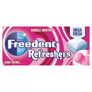 Bubble menthe 18g Refreshers - FREEDENT