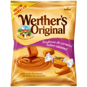 Mfuko wa huruma wa Caramel wa 158g - WERTHER'S ORIGINAL
