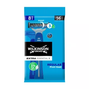 Razor inayoweza kutolewa ya ziada muhimu 3 kawaida x8 - WILKINSON