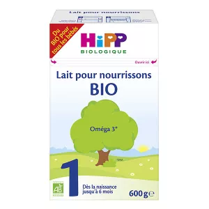 Lait pour nourrissons BIO 1er âge 600g - HIPP