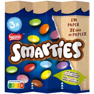 Bonbons De Chocolat Au Lait 3x34g - SMARTIES