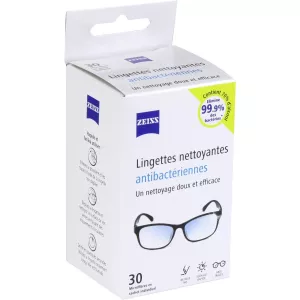 Lingettes optiques nettoyante antibactérienne x30 - ZEISS