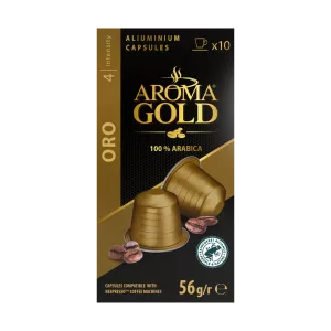 Café Oro Compatible Nespresso X 10. (intensity 4) - Aroma Gold