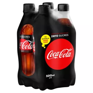 الصودا الغازية 4x50cl - COCA-COLA ZERO