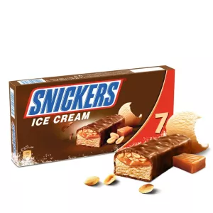 Barres glacées noisettes x7 336g - SNICKERS