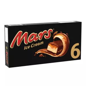 ألواح مثلجة بالكراميل مغلفة بشوكولاتة الحليب x6 240 g - MARS