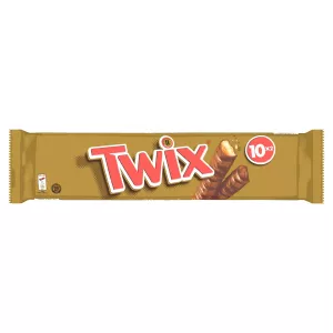 Barre chocolatée biscuit enrobé de chocolat et de caramel 500g - TWIX
