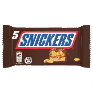 Barres de Chocolat Cacahuètes & Caramel x5 - SNICKERS