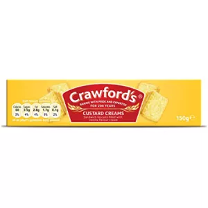 بسكويت محشو بالكريمة الانجليزية 150 جرام - CRAWFORDS
