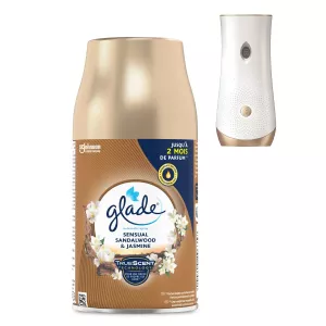 Recharge Désodorisant Senteur Bois De Santal & Jasmin Aux Huiles Essentielles Spray Automatique 269ml - GLADE