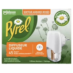 Diffuseur Répulsif Moustiques Aux Agrumes X1 - Pyrel