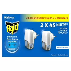 Diffuseur Répulsif Moustiques X2 - Raid