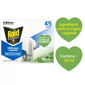 Diffuseur Répulsifs Moustiques X1 - Raid
